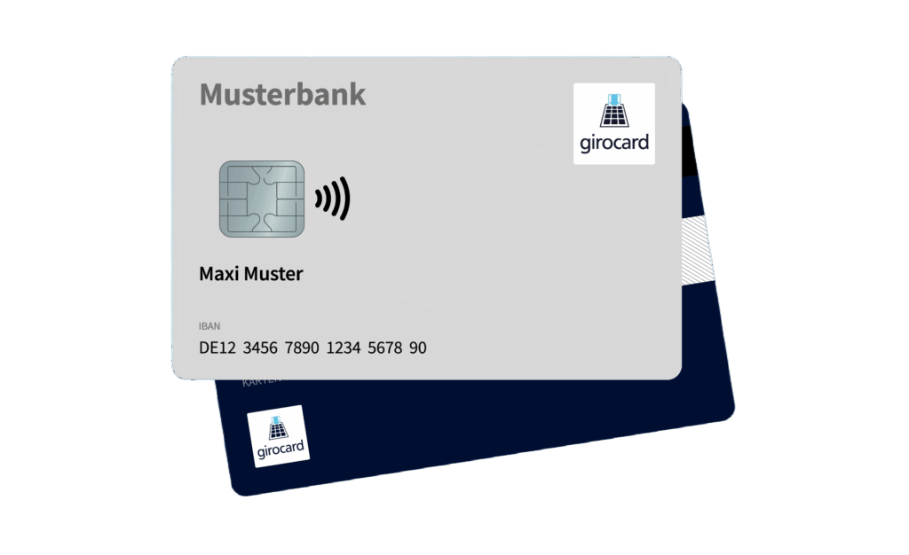 Eine girocard der Musterbank.